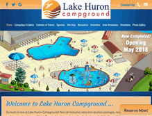 Tablet Screenshot of lakehuroncampground.com